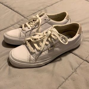 White vans size 7.5